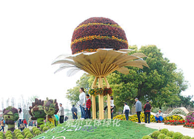 北京奥运会花球景观提升