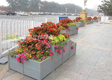 北京七一建党节组合花箱景观提升