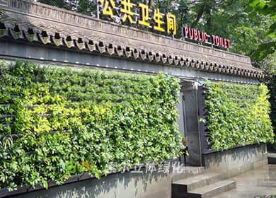 金华义乌公厕垂直绿化项目