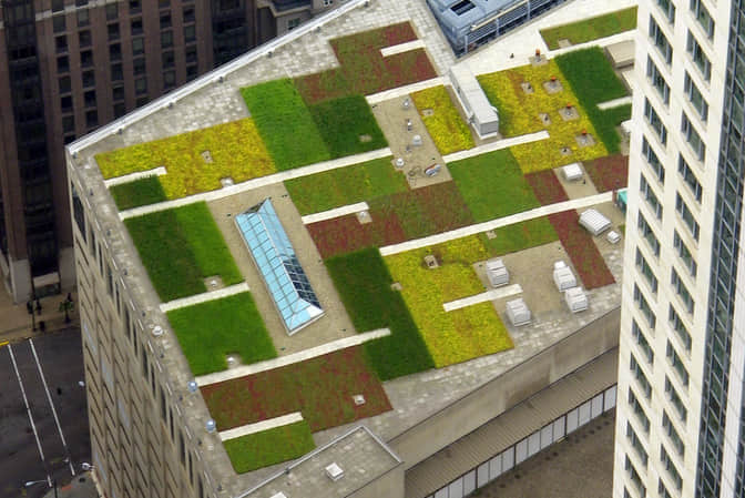 商业空间景观提升CBD大楼屋顶绿化