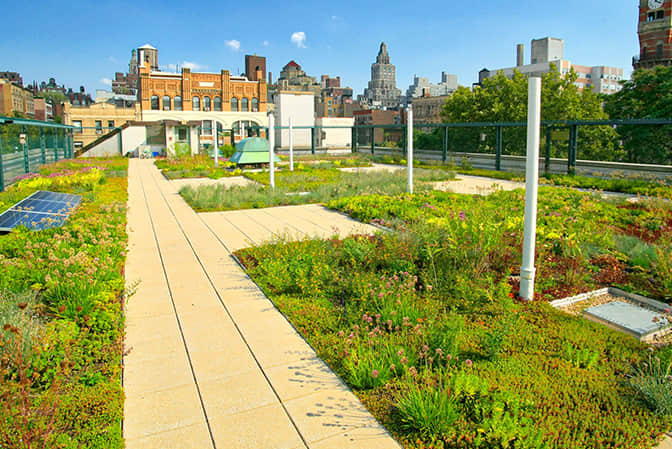 居住空间景观提升高档公寓屋顶绿化