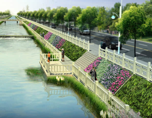 河堤绿化解决方案展示