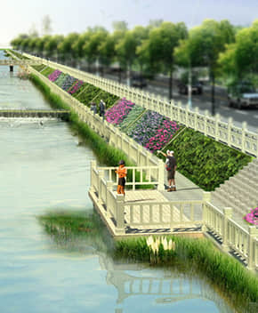 河堤绿化综合解决方案